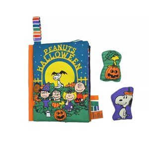 Peanuts Halloween Baby Deluxe Soft Book Activity Crinkle Bright Colors Strollers